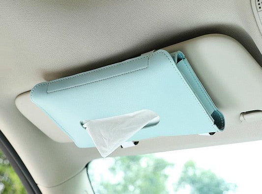 1 Pcs Car Tissue Box Towel Sets Car Sun Visor Tissue Box Holder Auto Interior Storage Sun Visor Napkin Holder Decoration Tissue Holder Luxury Tissue Box Holder for Car Sun Visor Napkin Holder Hanging Car Tissues Holder For Car Accessories