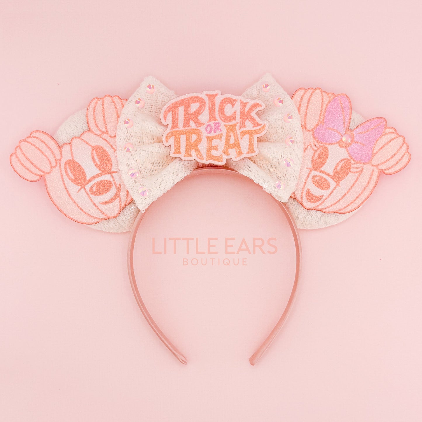 Pastel Pumpkins Halloween Mickey Ears