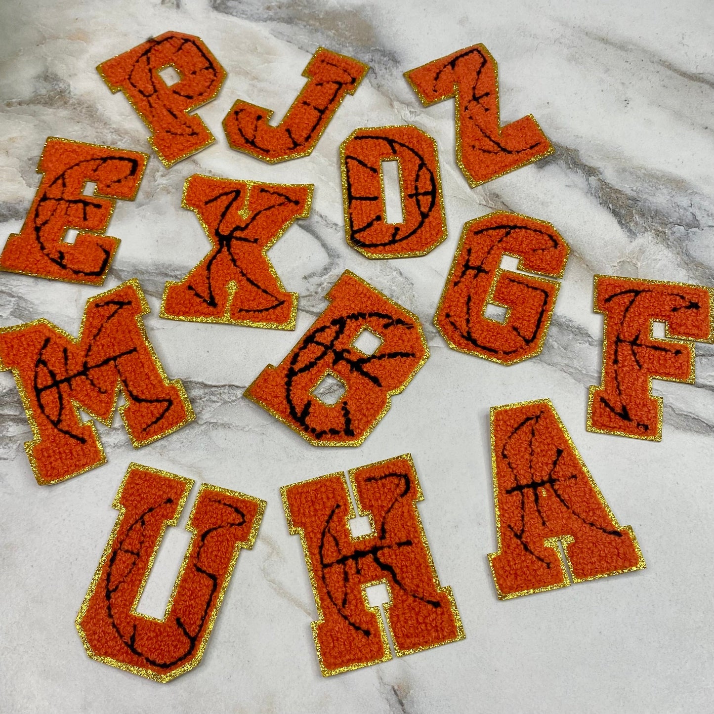 Patch Chenille - Basketball Letters