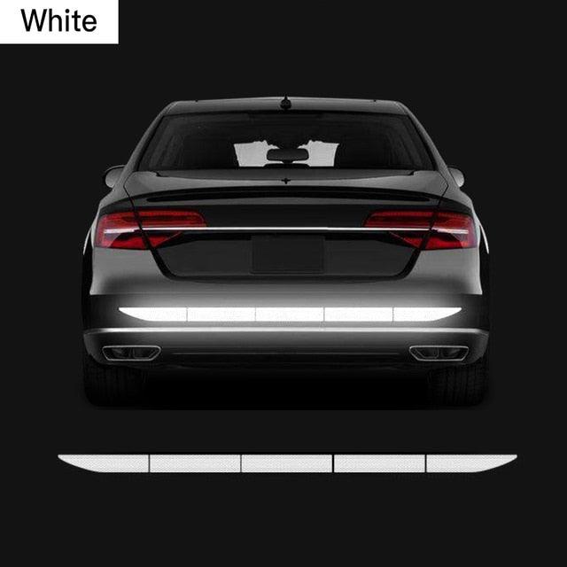 5pcs Car Reflectante Reflector Sticker Car Body Trunk Exterior Reflective Tape Reflex Exterior Warning Stickers Car Reflectance Reflective Sticker Car Body Trunk Auto Accessories Night Visibility Reflective Decal Universal Safety Warning For Car Trunk