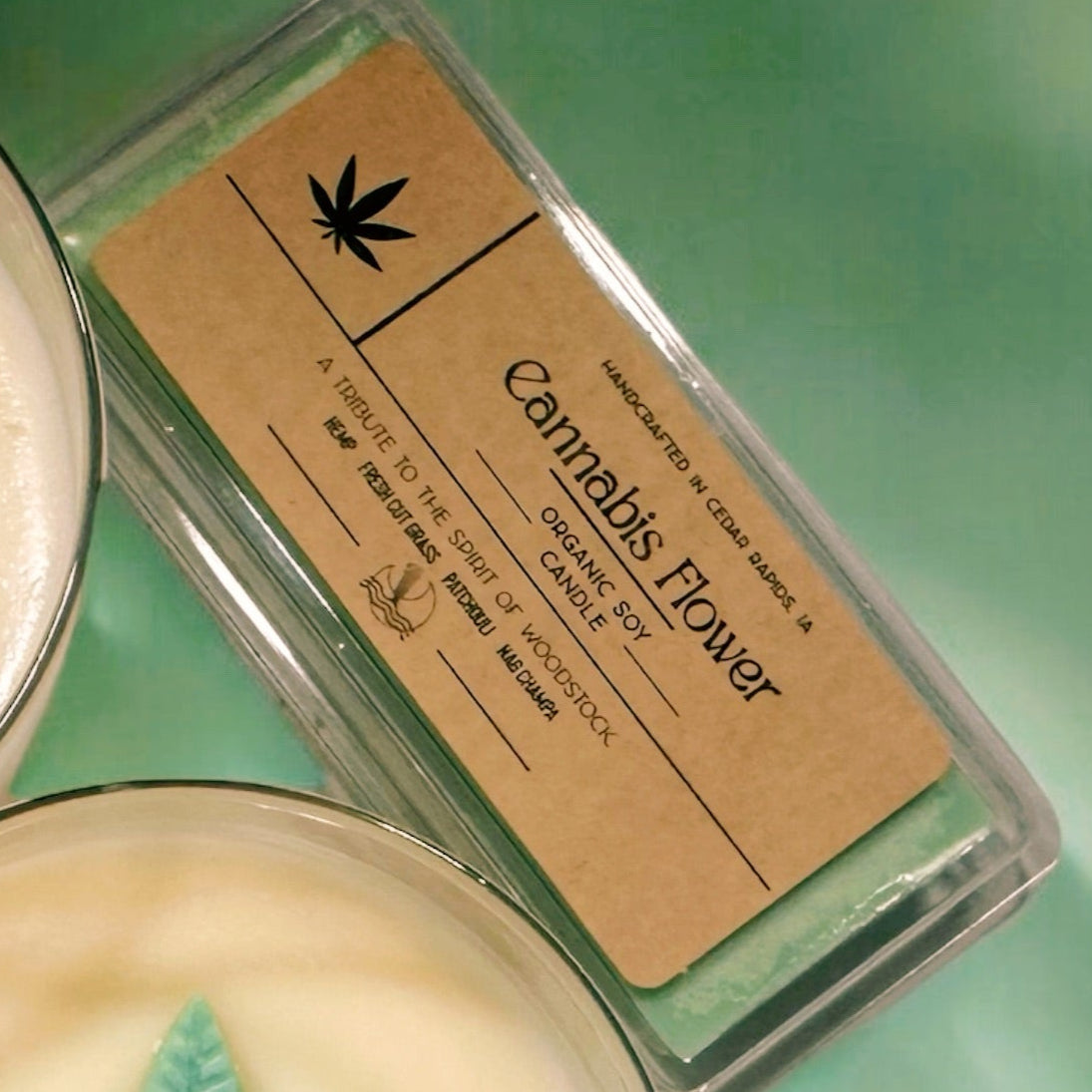 Cannabis Flower . 420 - CANDLE & WAX MELTS -- by Moon Water Apothecary!