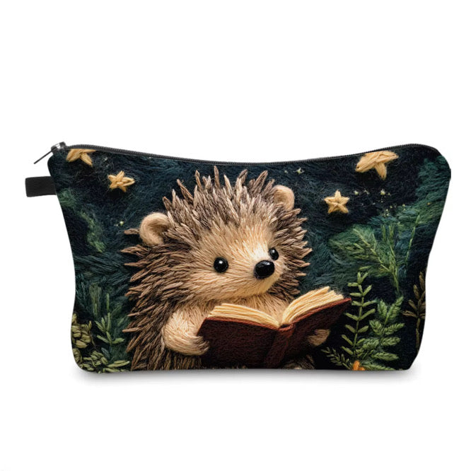 Pouch - Reading Book Hedgehog