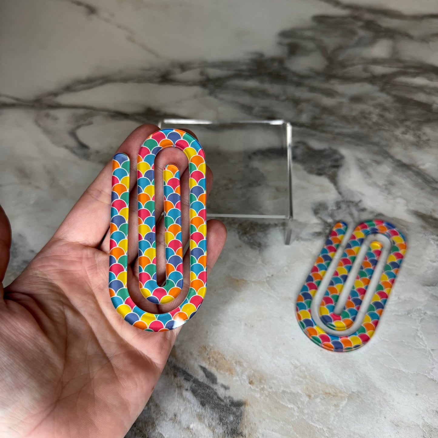 Jumbo Paperclip - Mermaid Rainbow