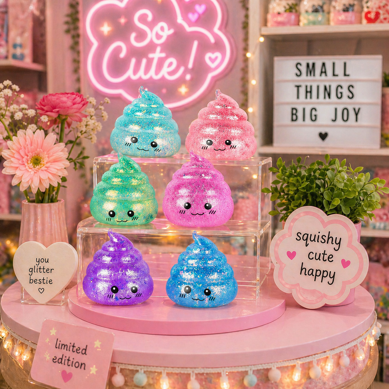Ready to Ship | Poop Emoji Squishy - Round 2