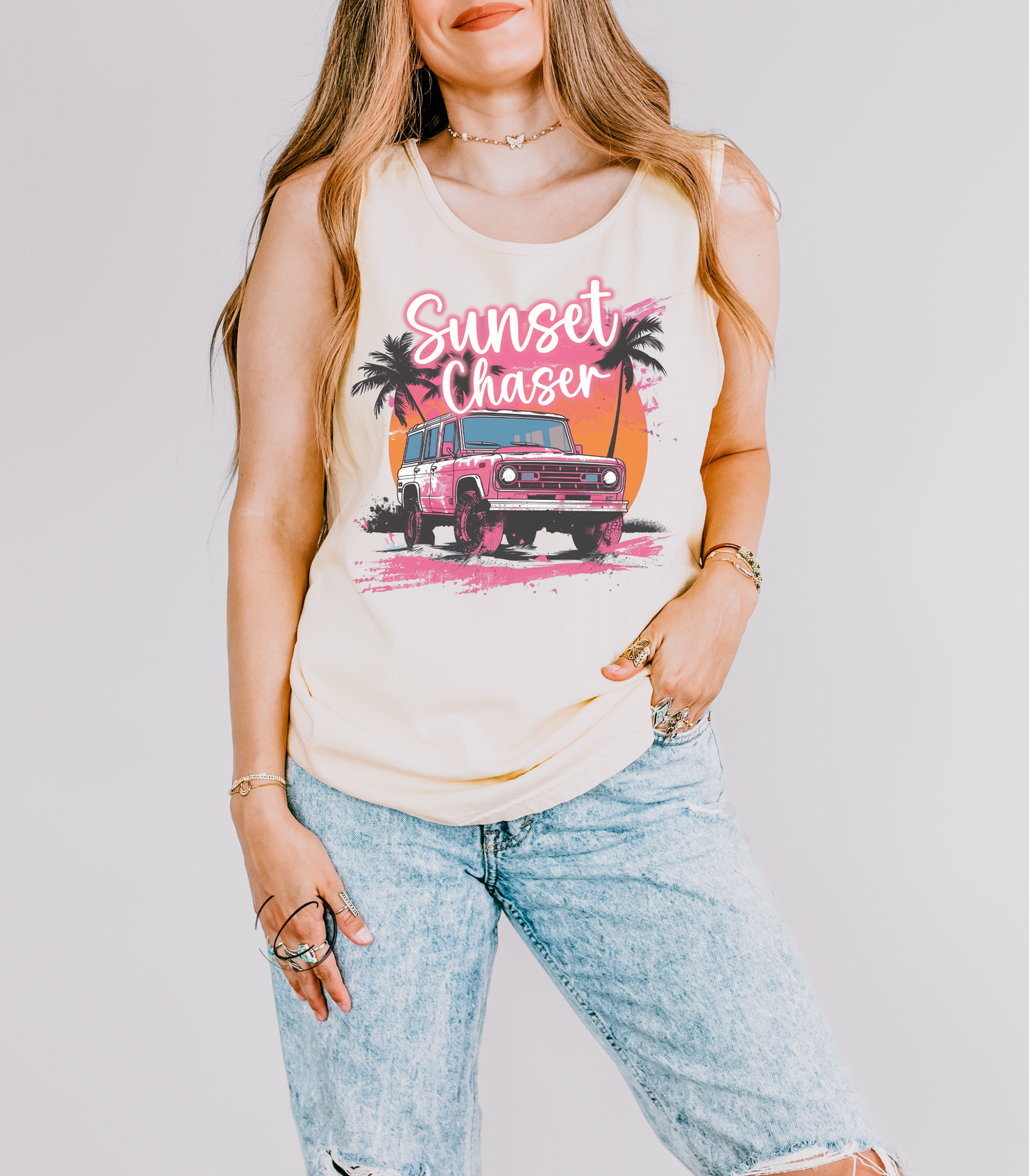 Sunset Chaser Graphic Tank Top