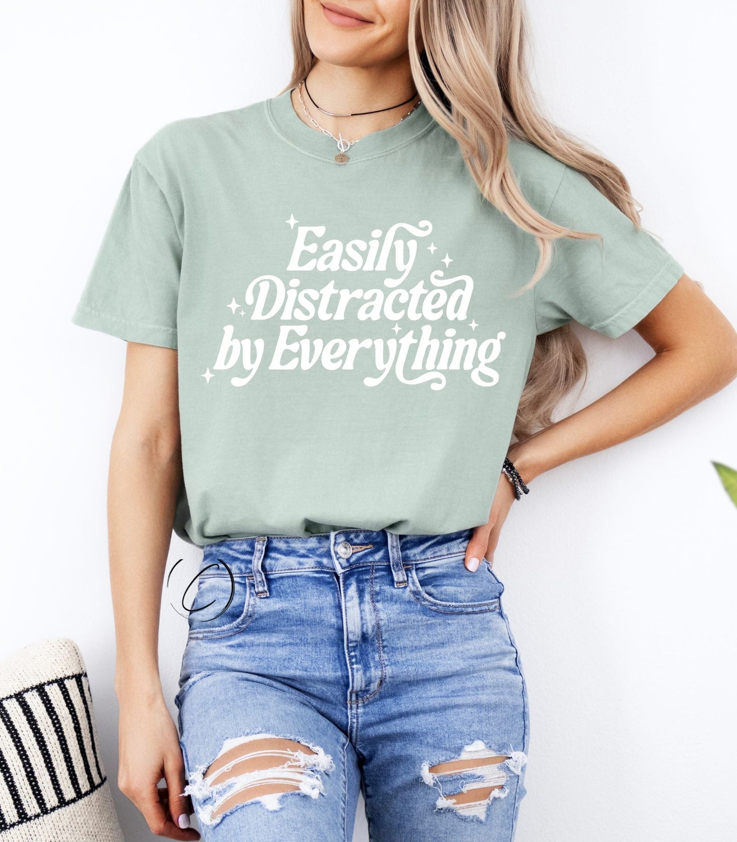Easily Distracted By Everything Graphic Tee