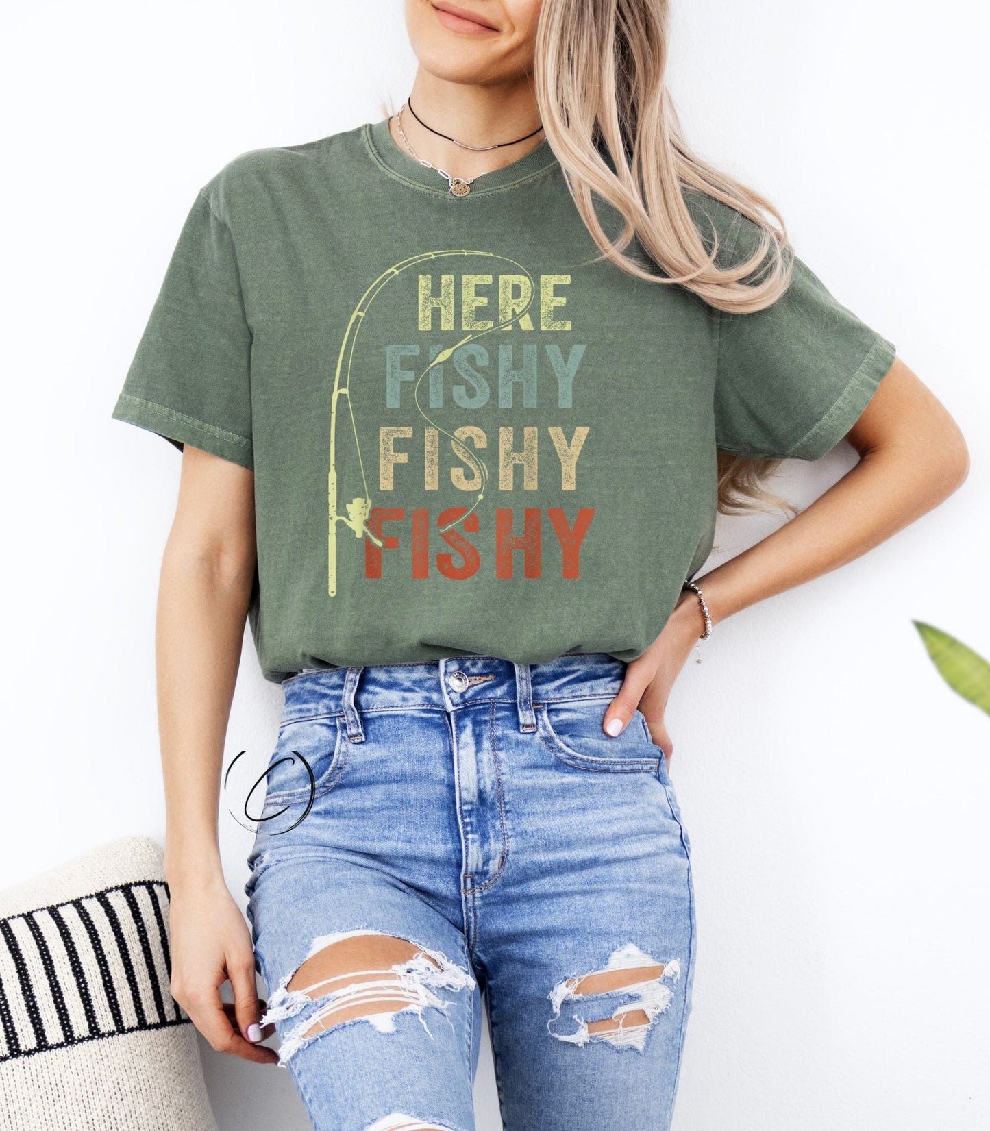 Here Fishy Fishy Graphic Tee