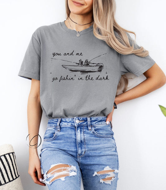 You & Me Go Fishing Graphic Tee
