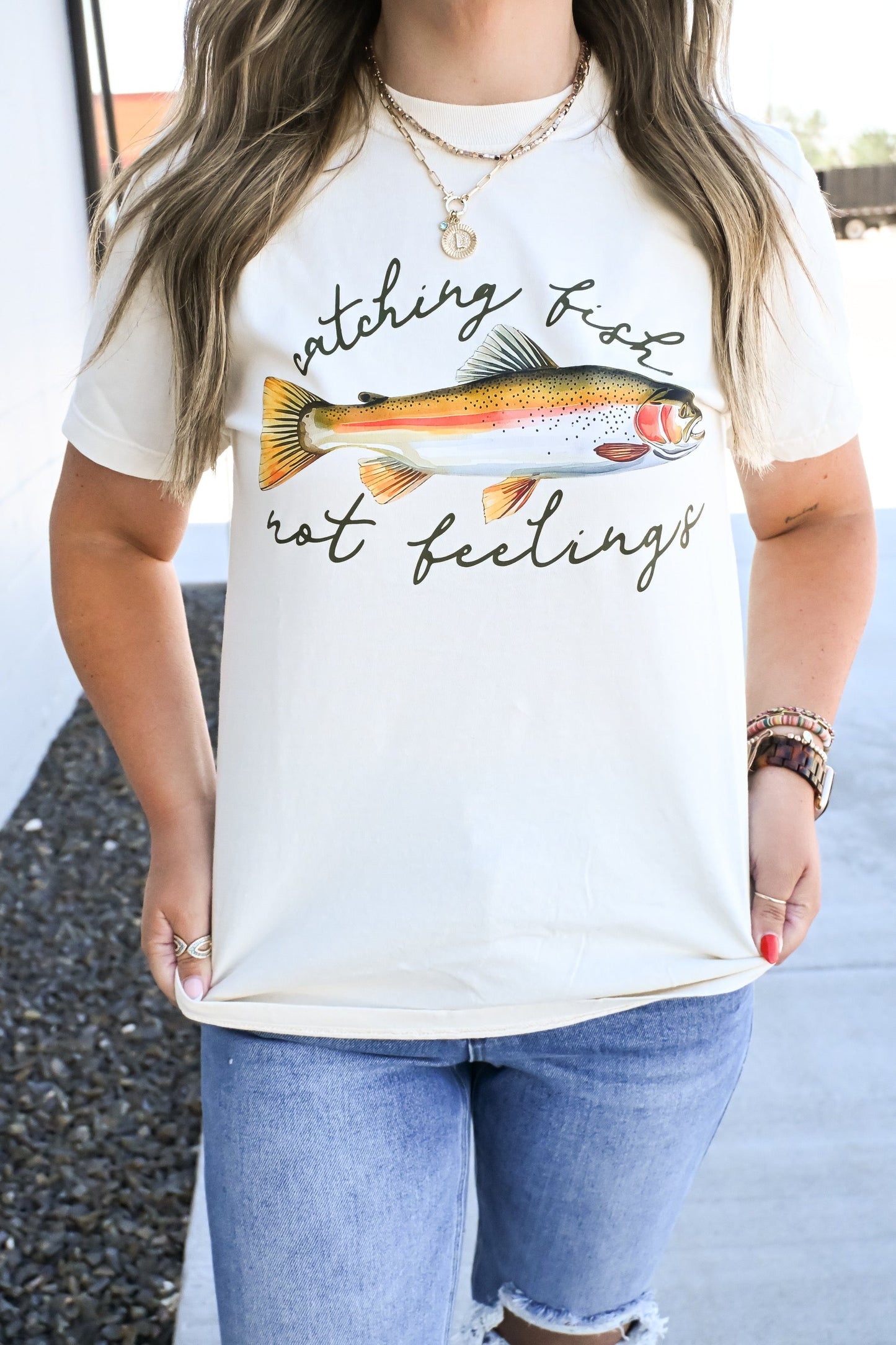 Catch Fish, Not Feelings Graphic Tee