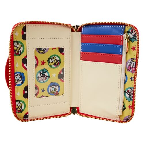 Disney Classic Mickey Mouse & Friends Cutout Wallet by Loungefly