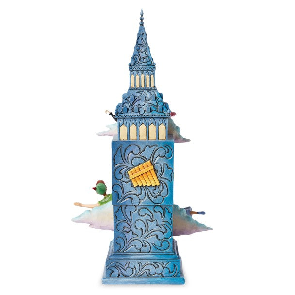 Disney Traditions Peter Pan "Time to Find Neverland" Clock Statue by Jim Shore