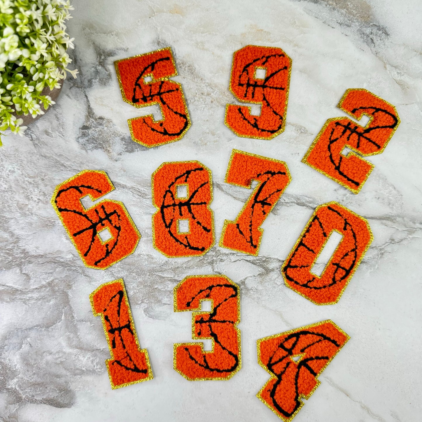 Patch Chenille - Basketball Numbers