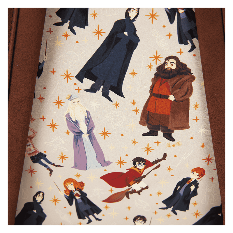 Loungefly Harry Potter Hogwarts All-Over Print Mini Backpack