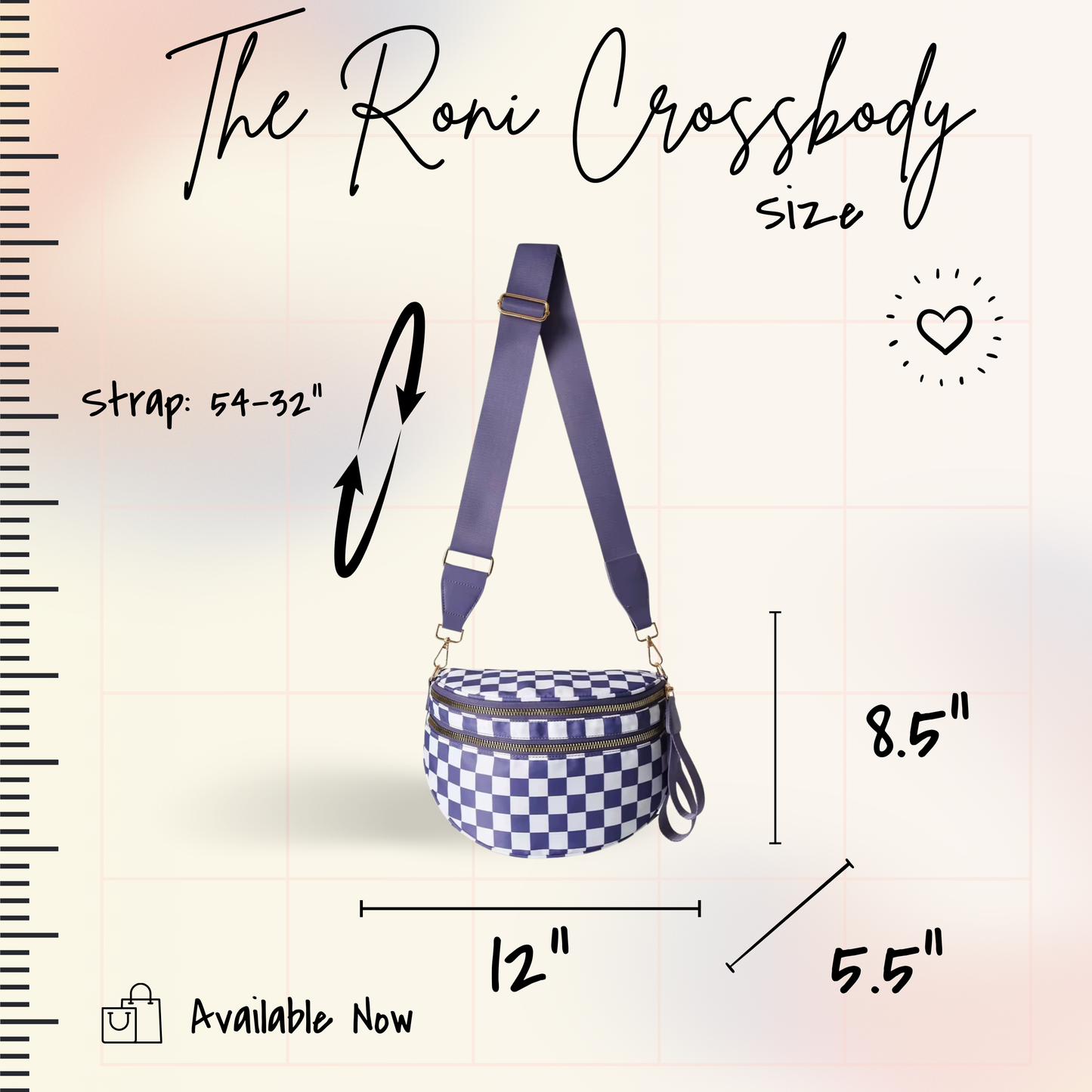 The Roni Nylon Crossbody - Rainbow Paw Print