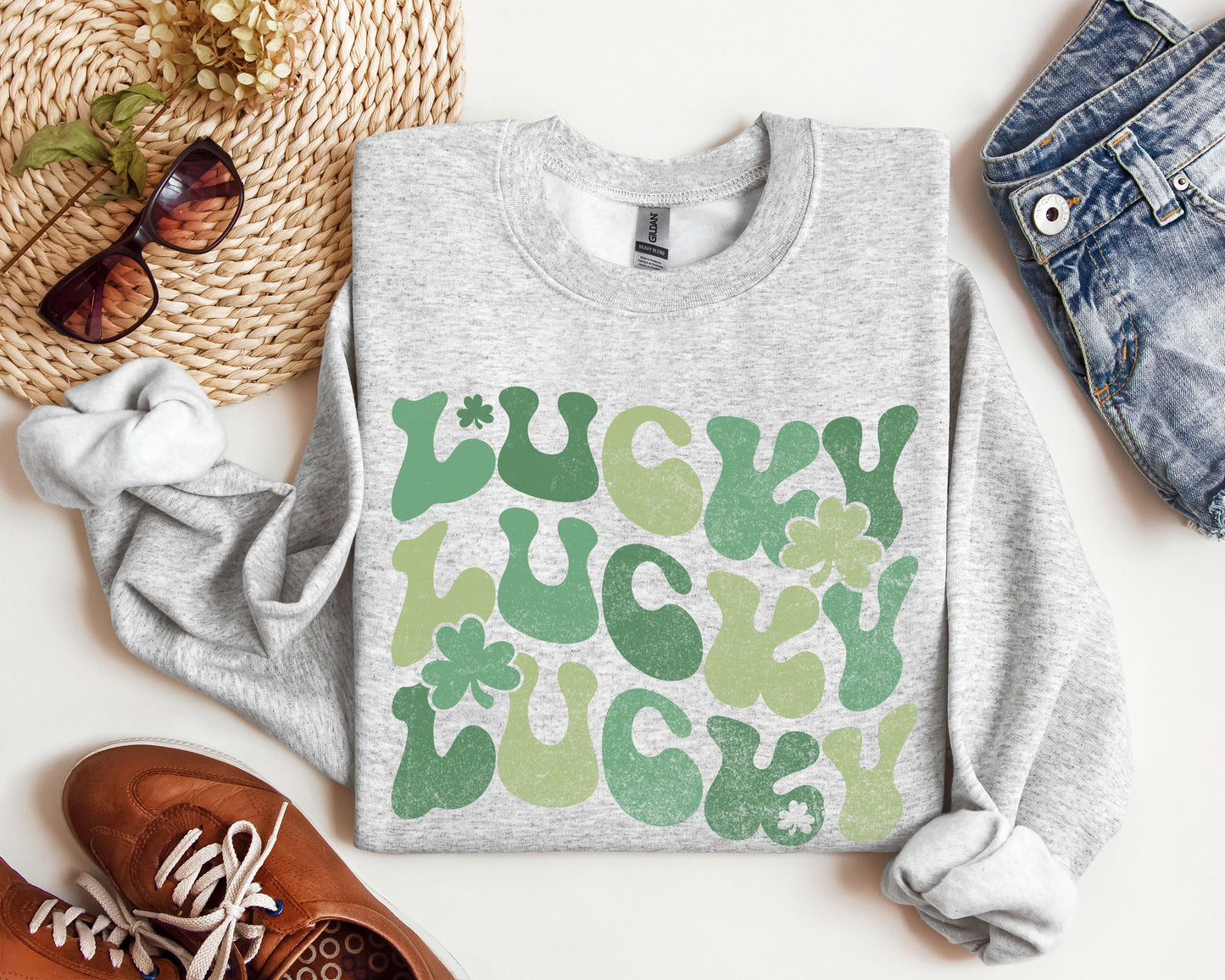 Lucky Stacked Sweatshirt