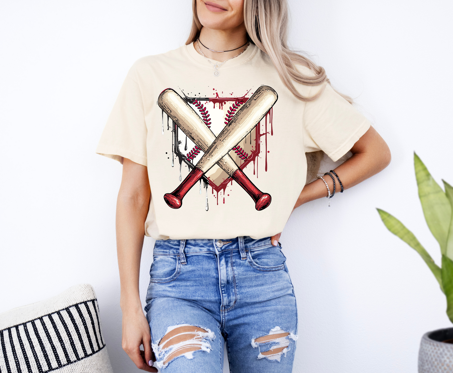 Drip Baseball Home Plate Graphic Tee