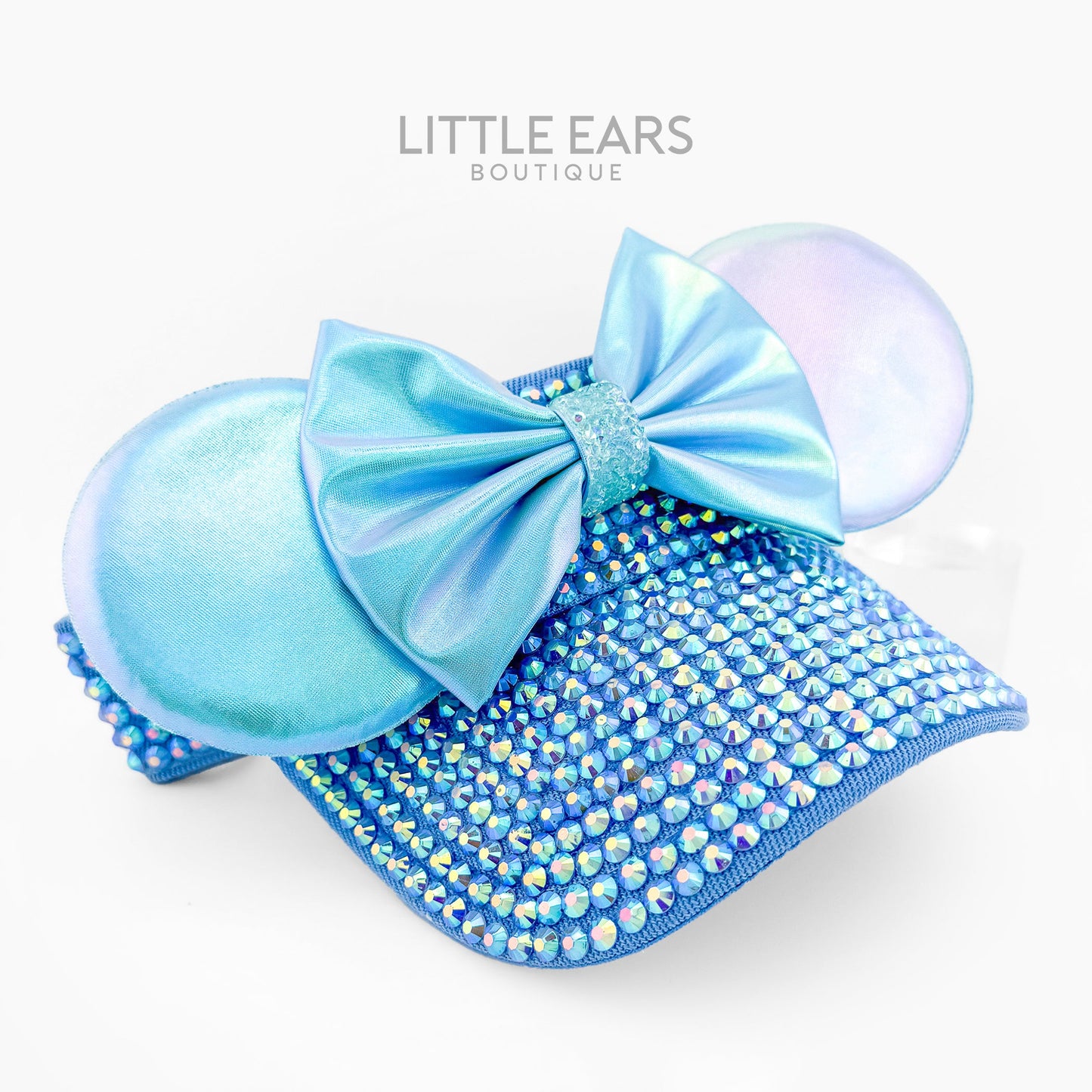 Blue Metallic Iridescent Mickey Visor