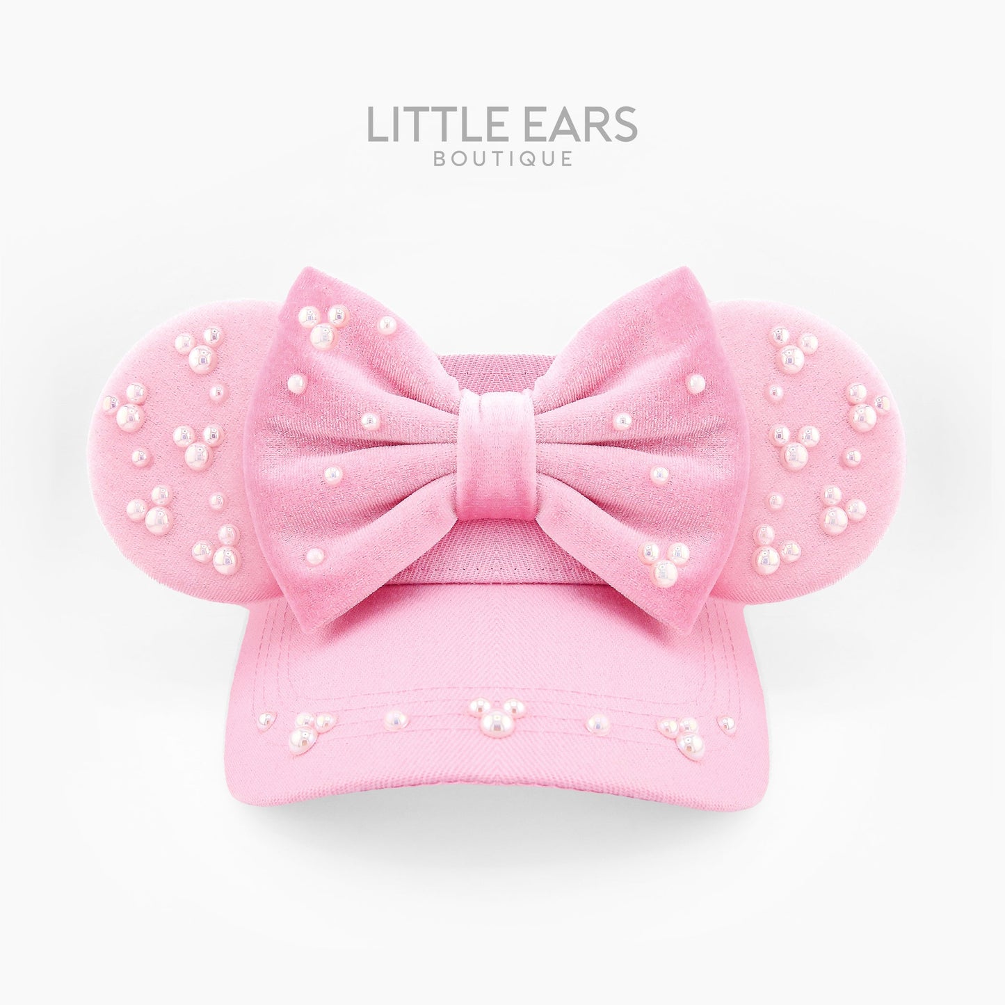 Pink Pearls Mickey Visor