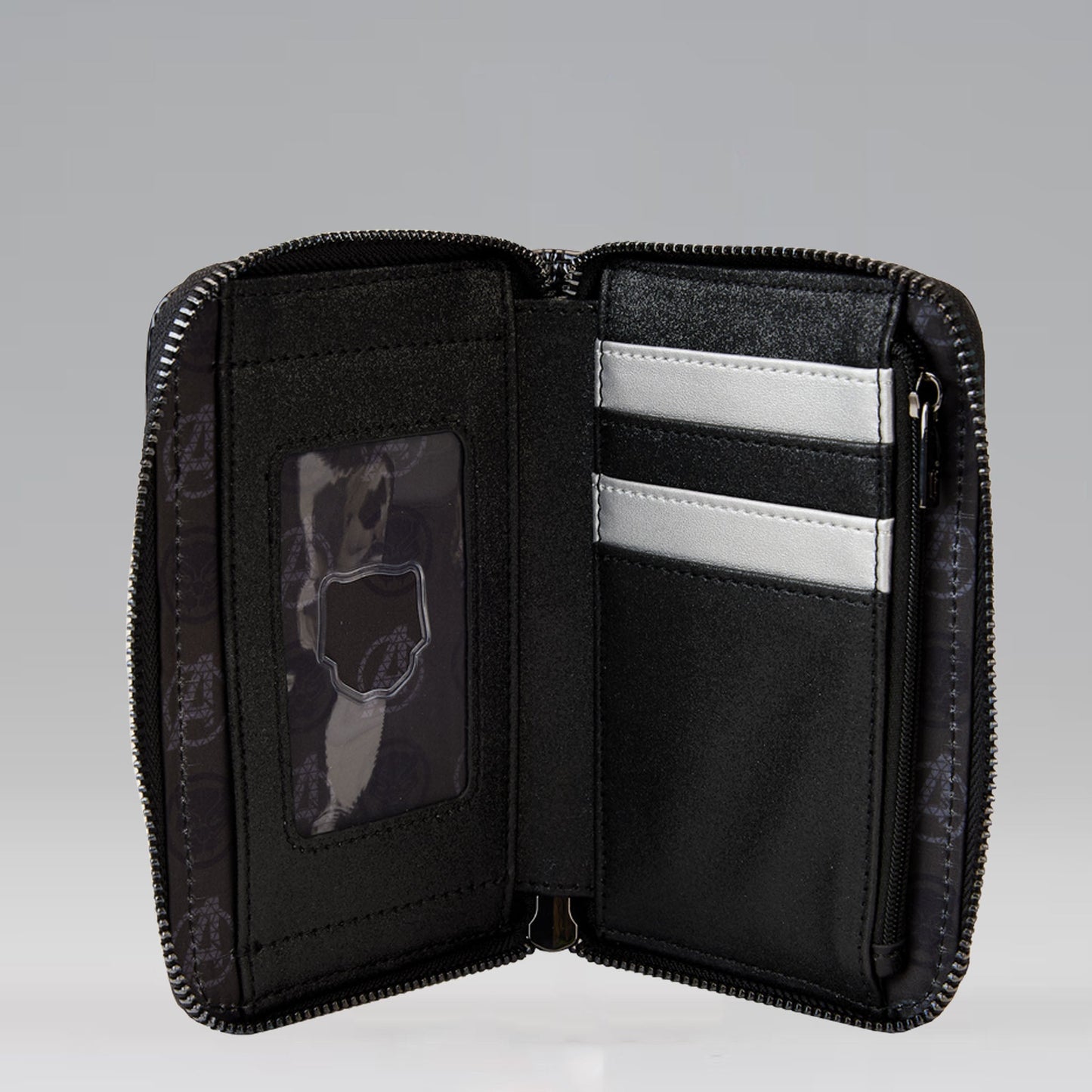 Black Panther (Marvel) Metallic Cosplay Zip-Around Wallet by Loungefly