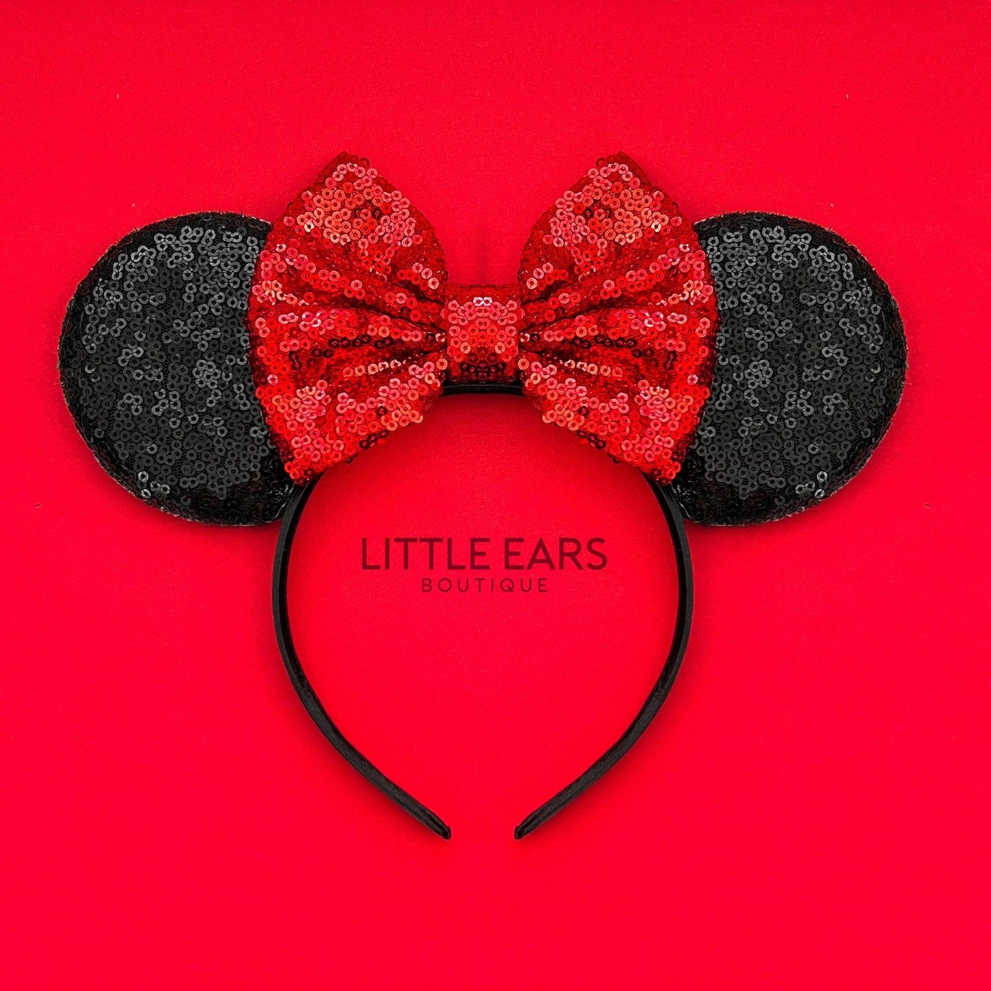 Black & Red Mickey Ears