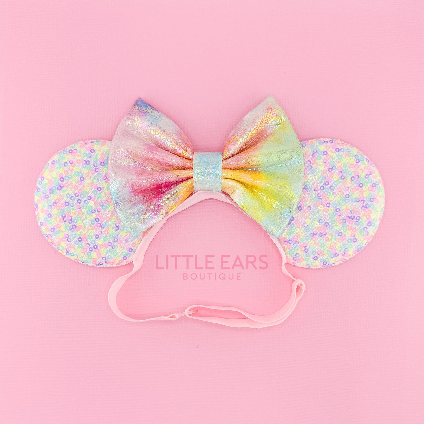 Confetti Elastic Mickey Ears