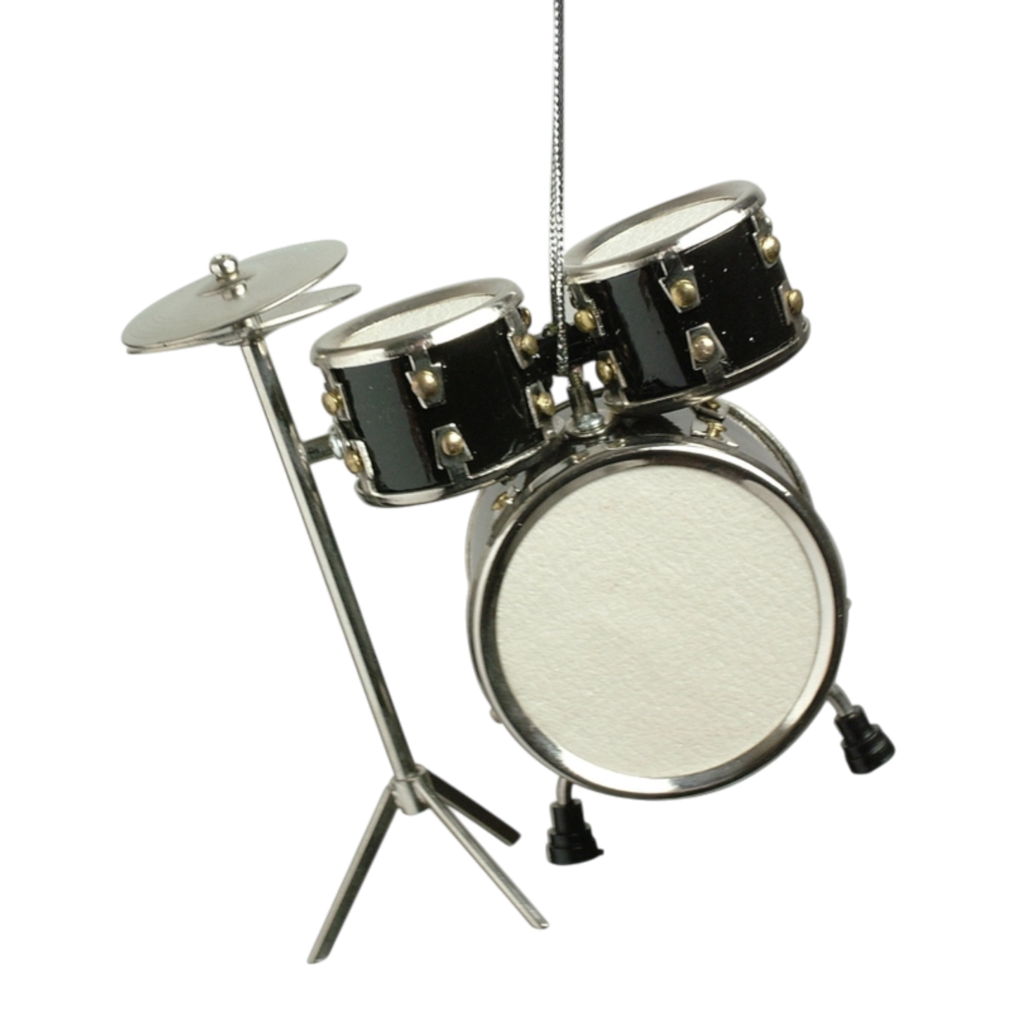 Black Drum Set Ornament
