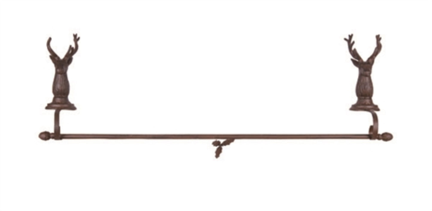 Iron Reindeer Stocking Holder