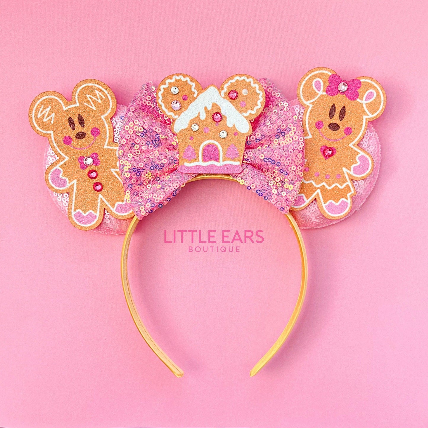 Gingerbread Christmas Mickey Ears