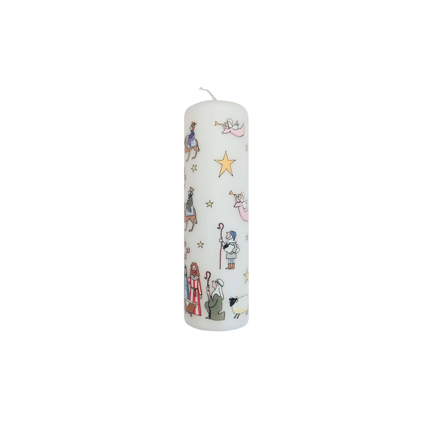 Nativity Advent Large Pillar Candle