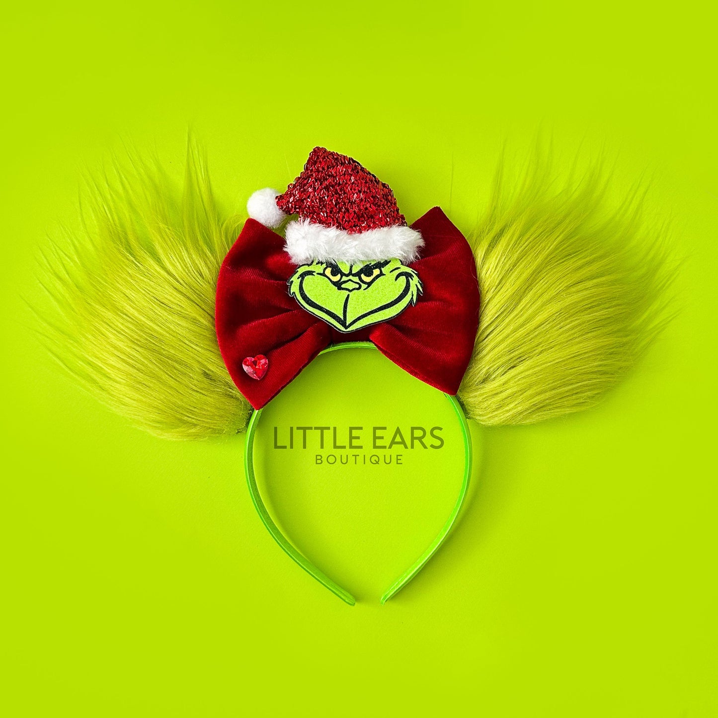 Grinch Christmas Mickey Ears