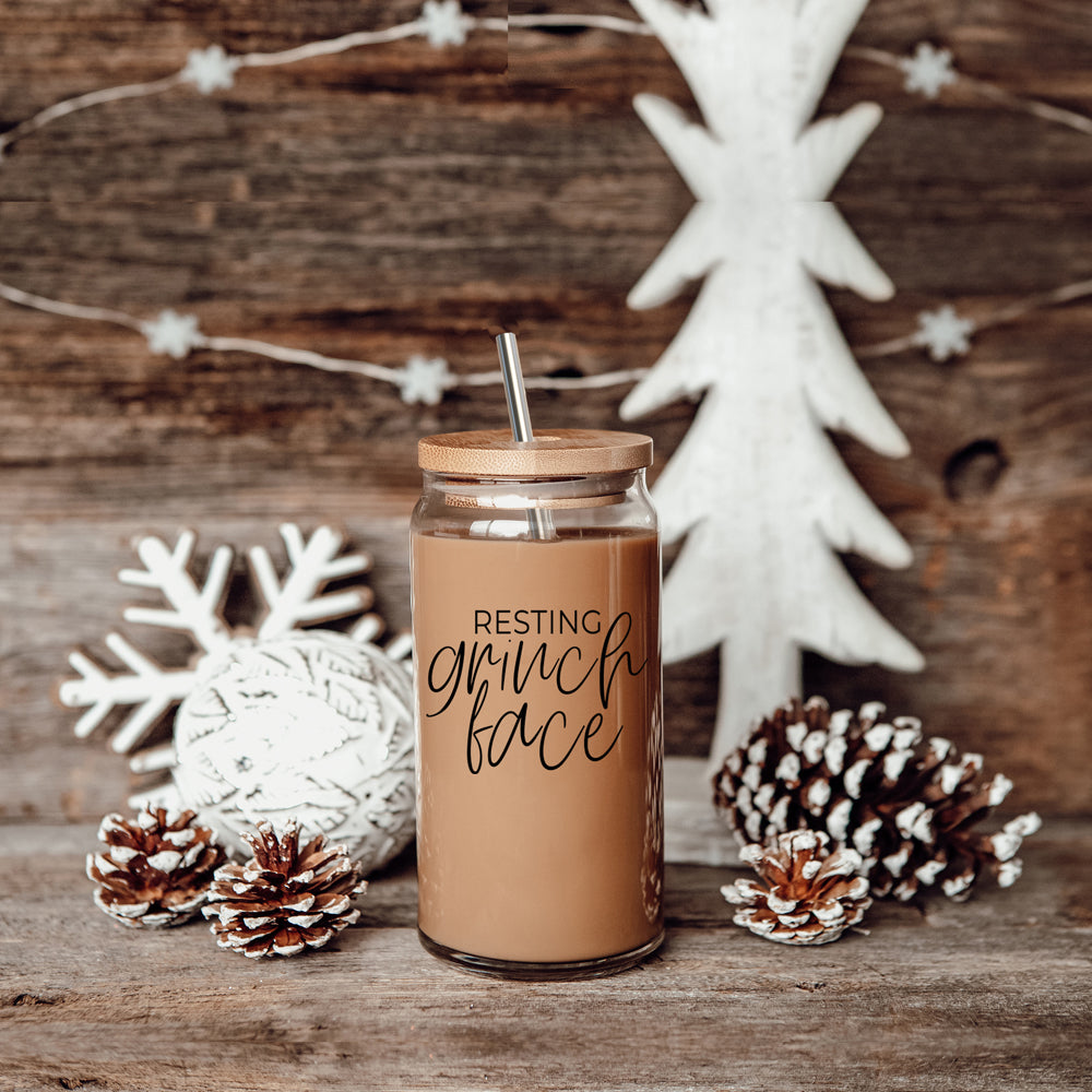 Grinch Face Set 17oz