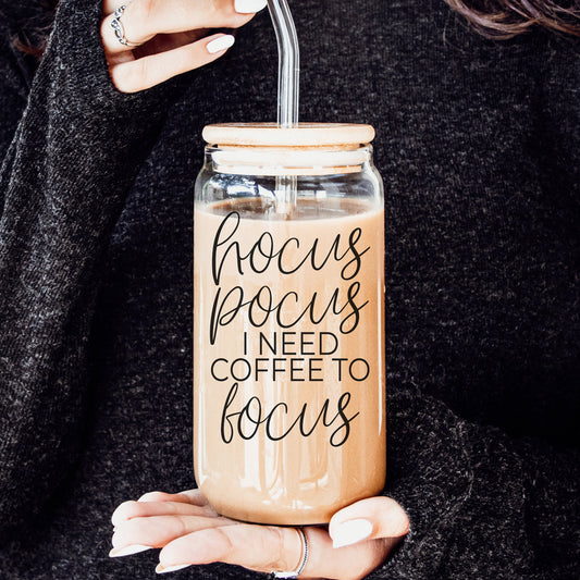 halloween witch coffee tumbler set
hocus pocus glass drinking vessel
magical morning coffee tumbler