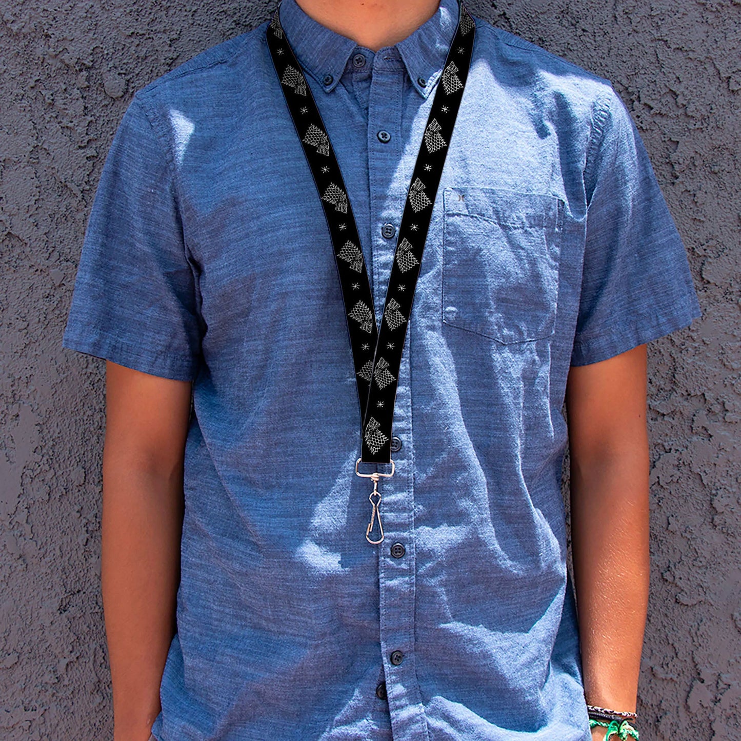 Game of Thrones House Stark Lanyard