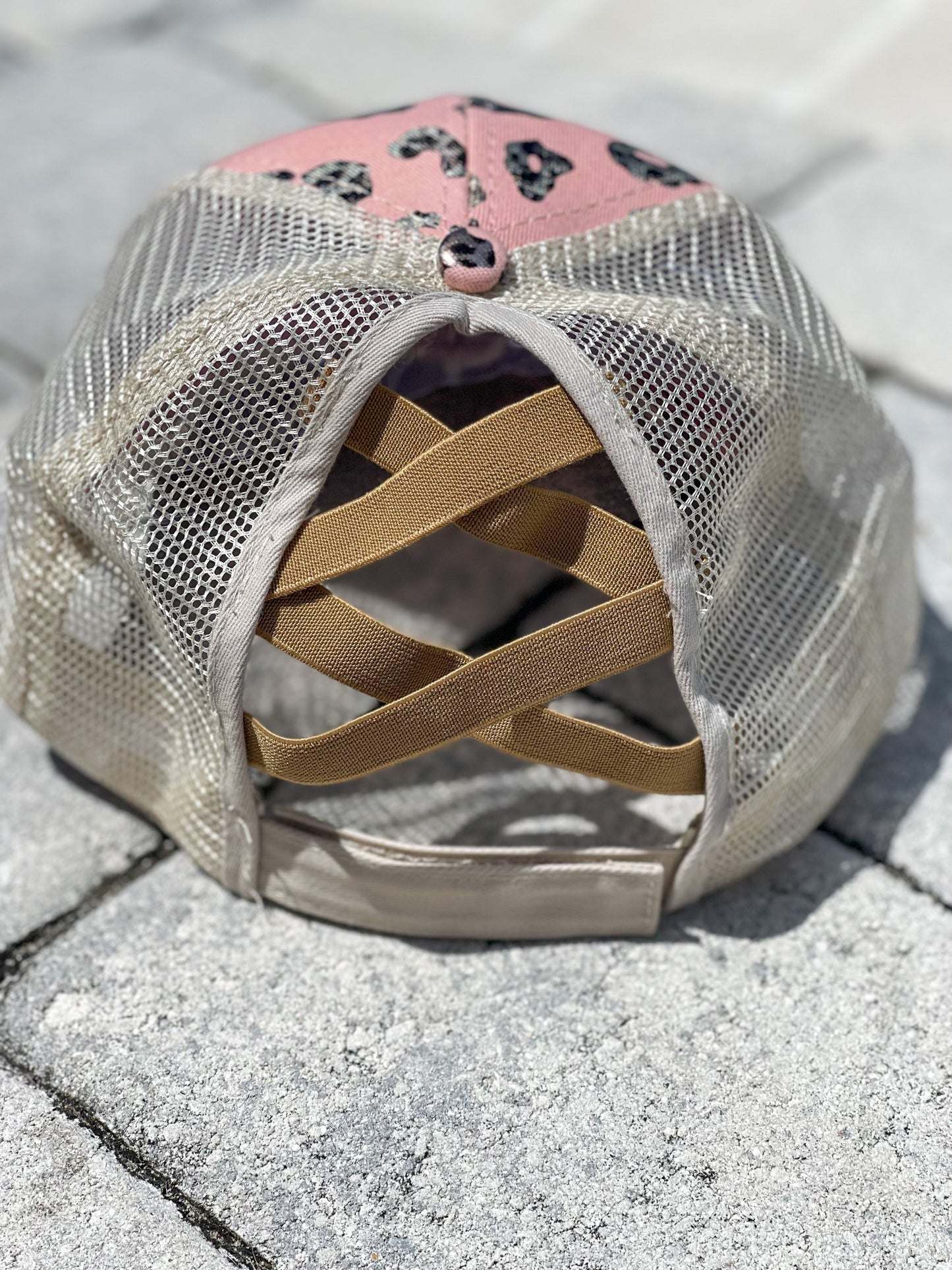 Trucker Hat "Peachy Gold Leopard"