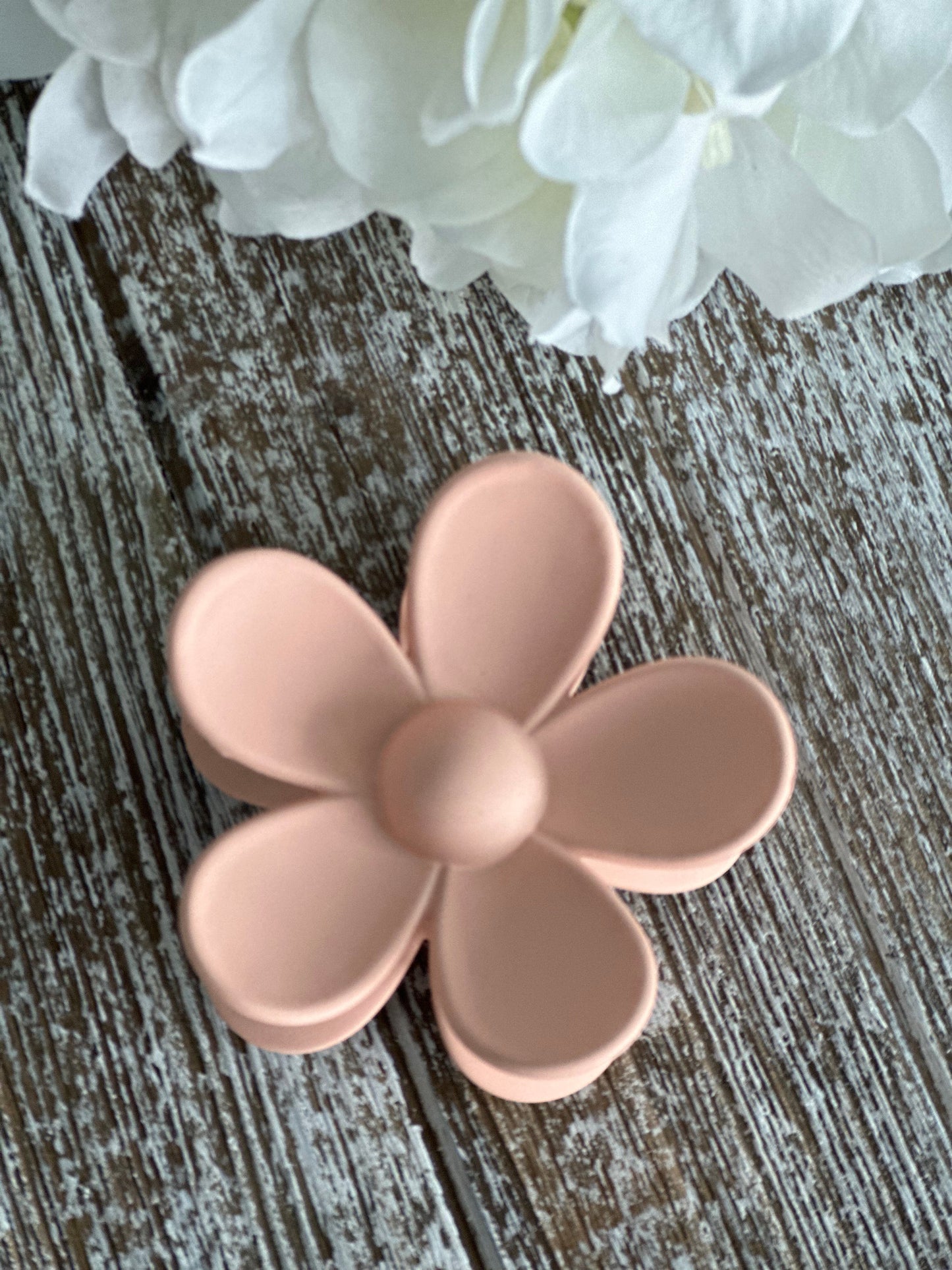 Flower Power "Peach" Hair Clip
