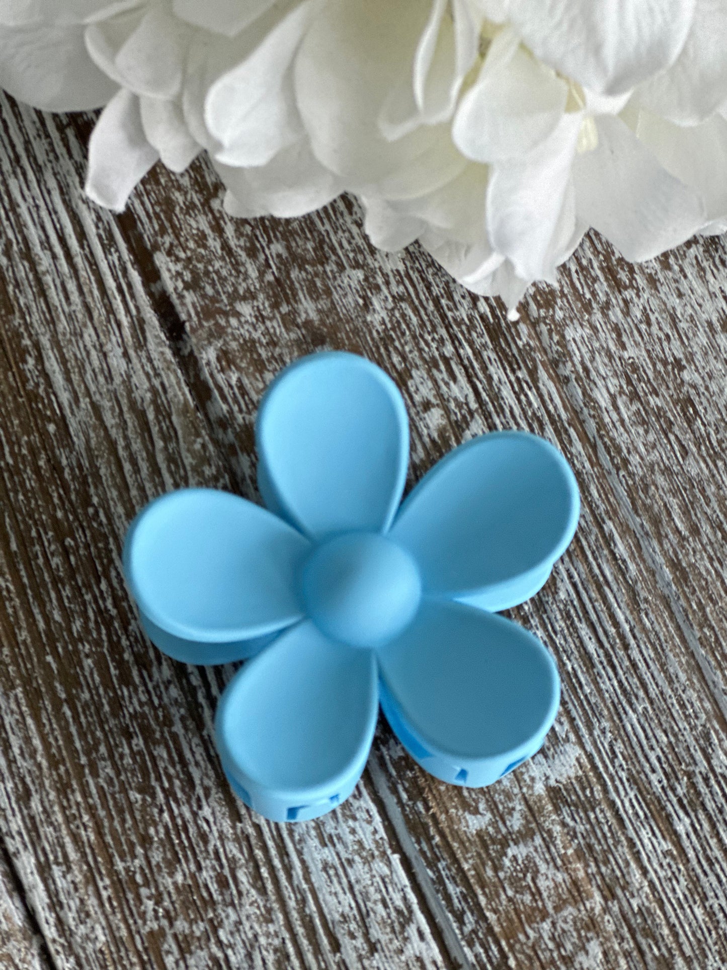 Flower Power "Blue" Hair Clip