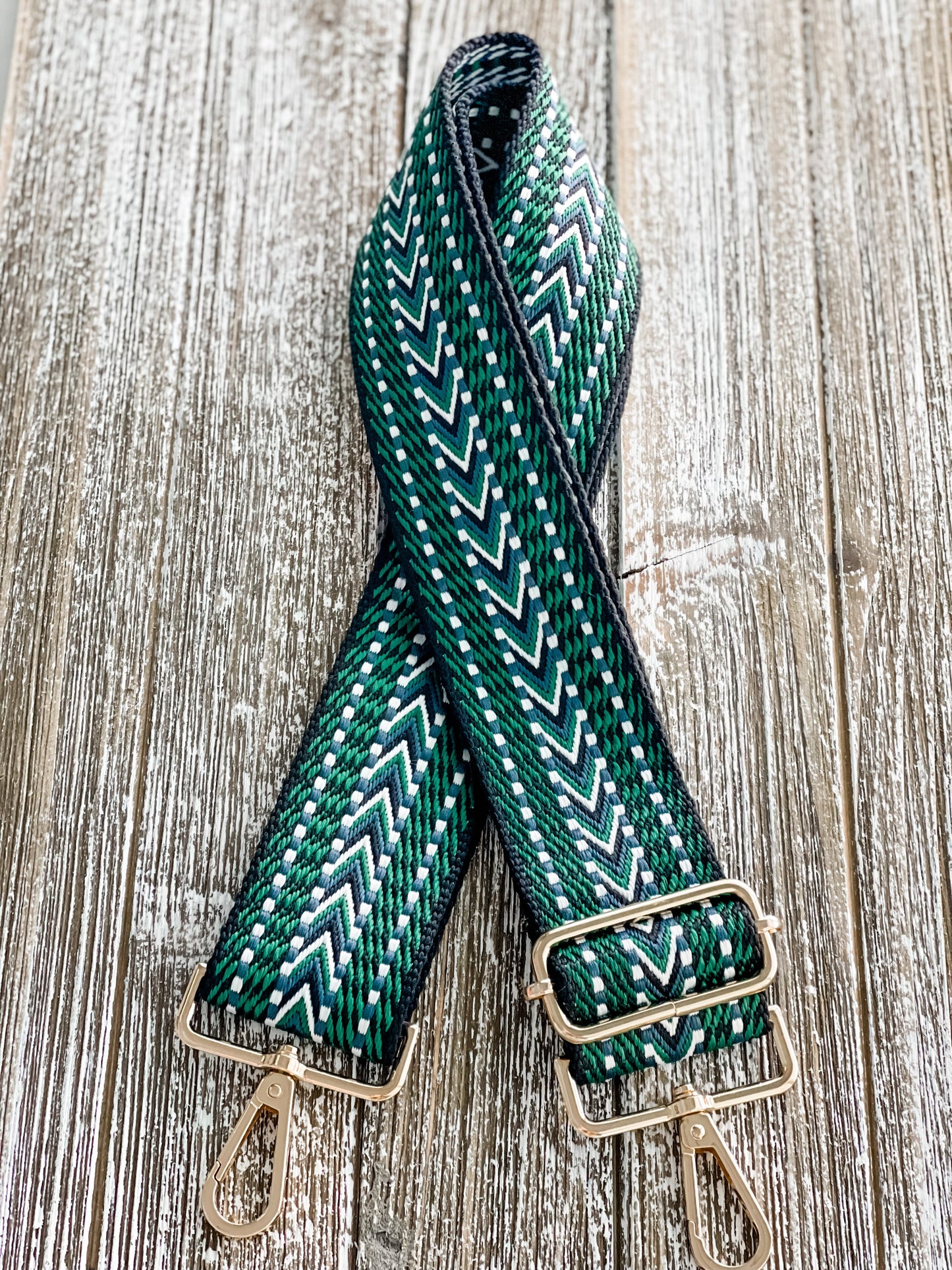 Crossbody Guitar Strap "VIV Green