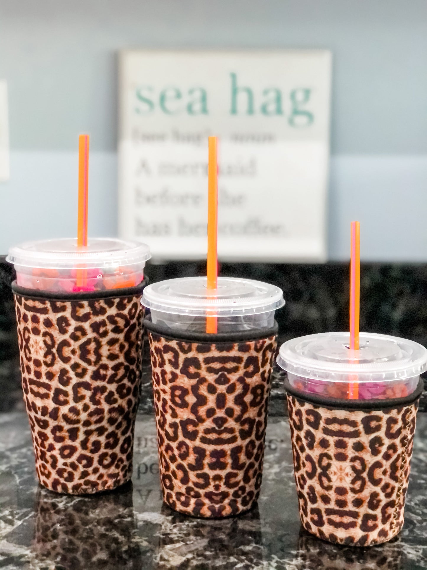 Cold Coffee Holder "Cheetah"
