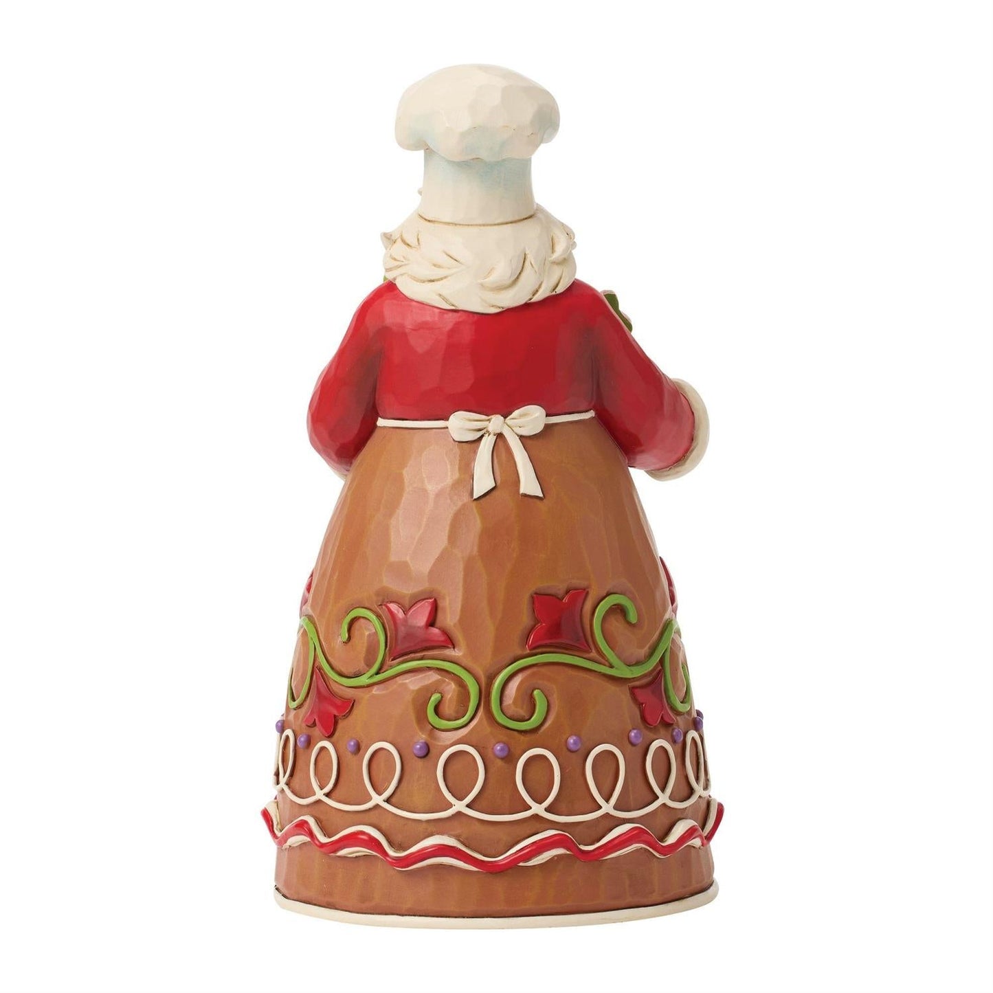 Gingerbread Pastry Chef Santa Figurine