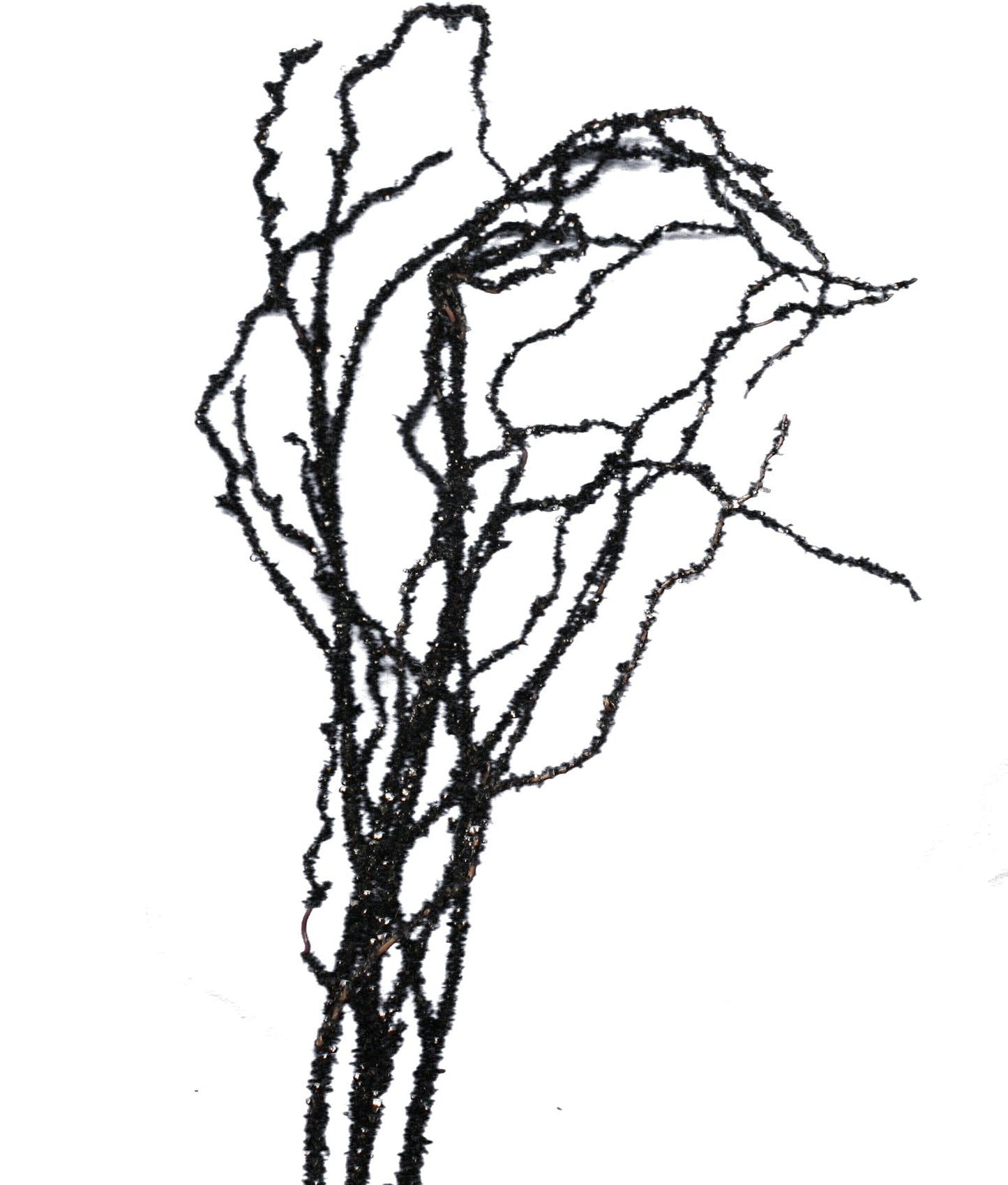 Black Glitter Branch