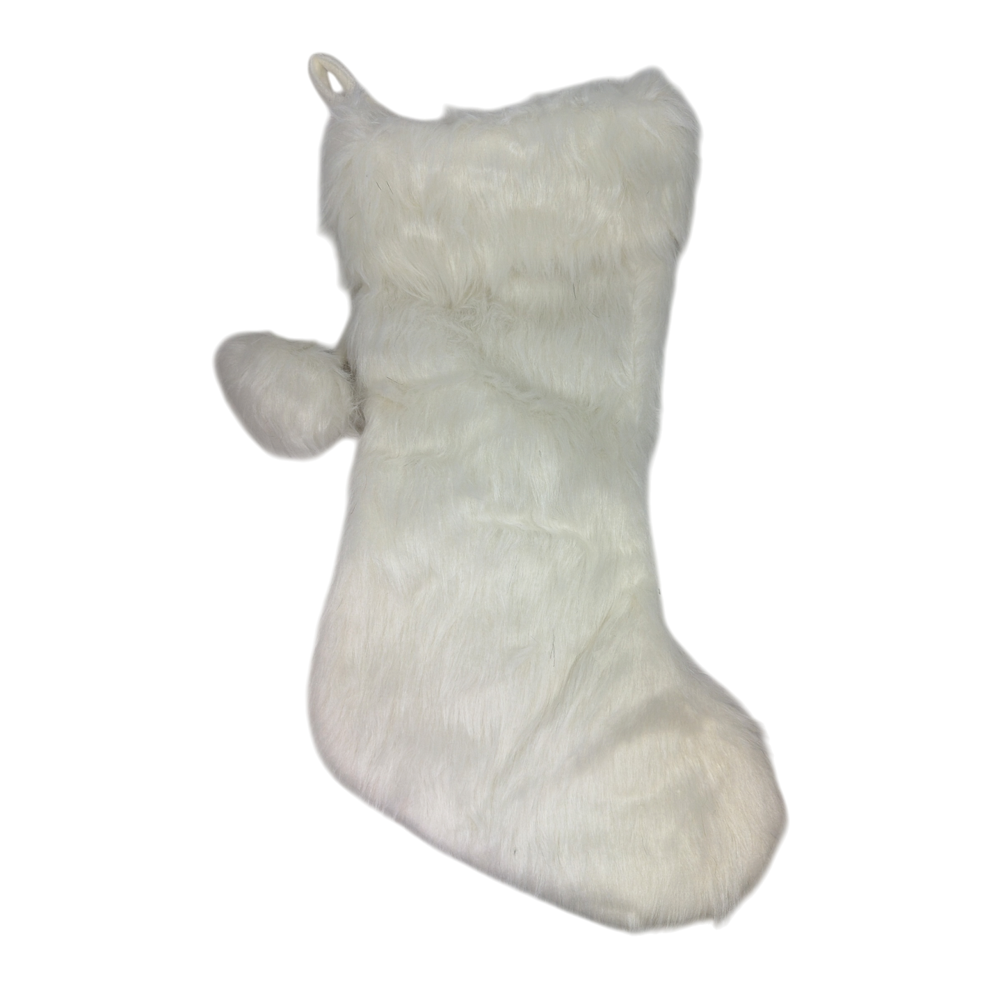 White Faux Fur Stocking