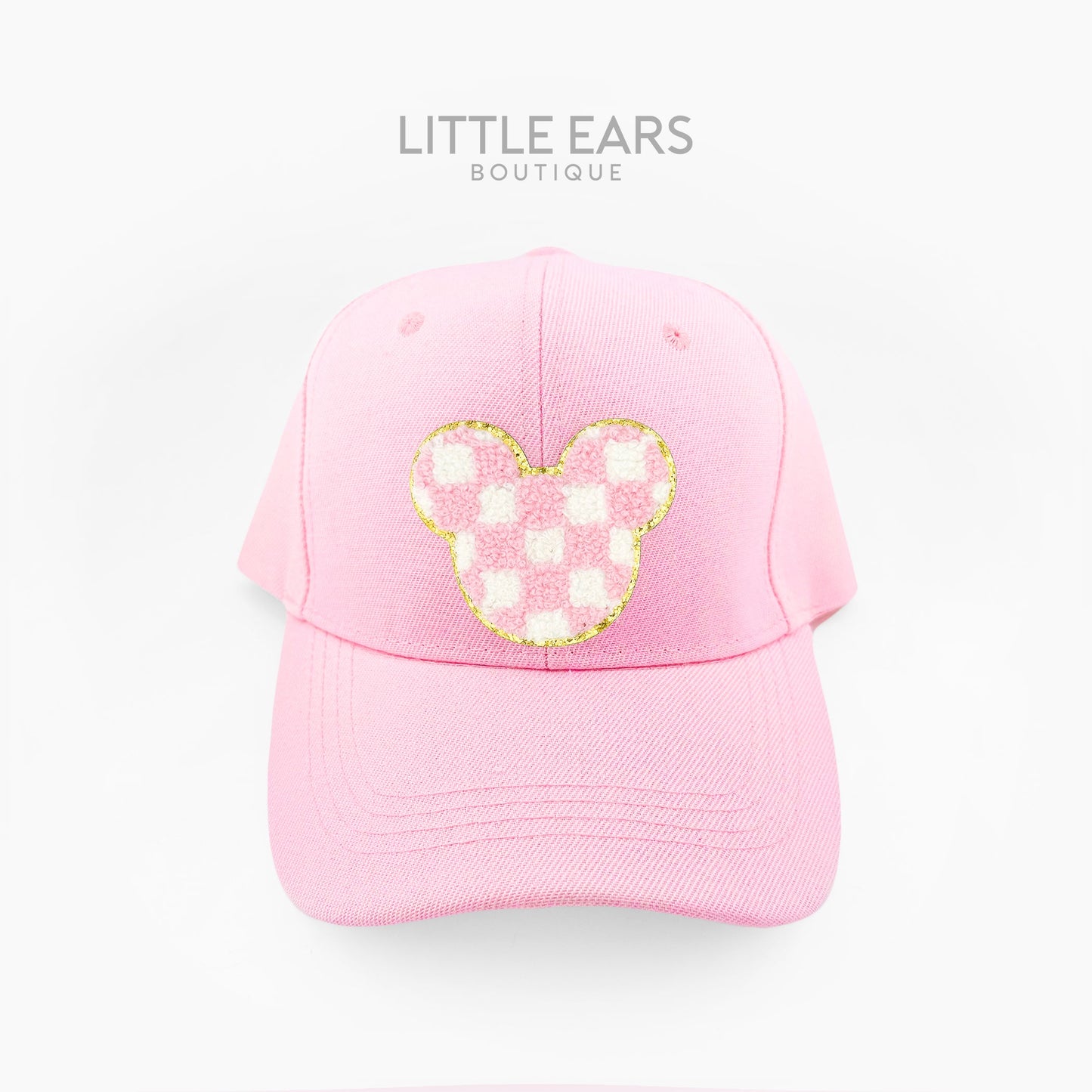 New Plaid Chenille Patches Hat
