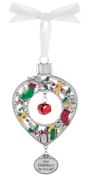Jingle Bell Ornament - Your Friendship is the best gift