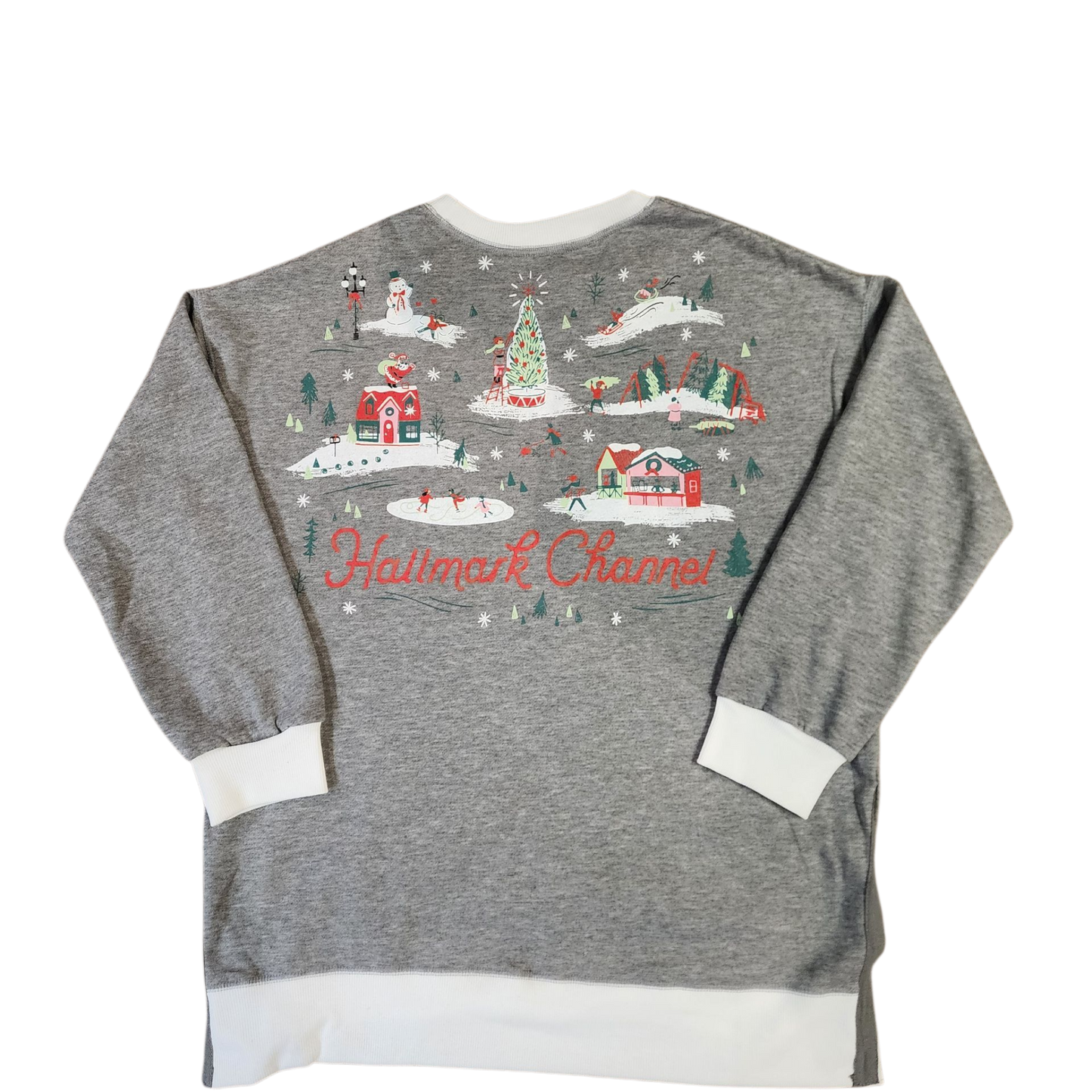 Comfy Cozy Oversized Hallmark Channel Sweatshirt -
