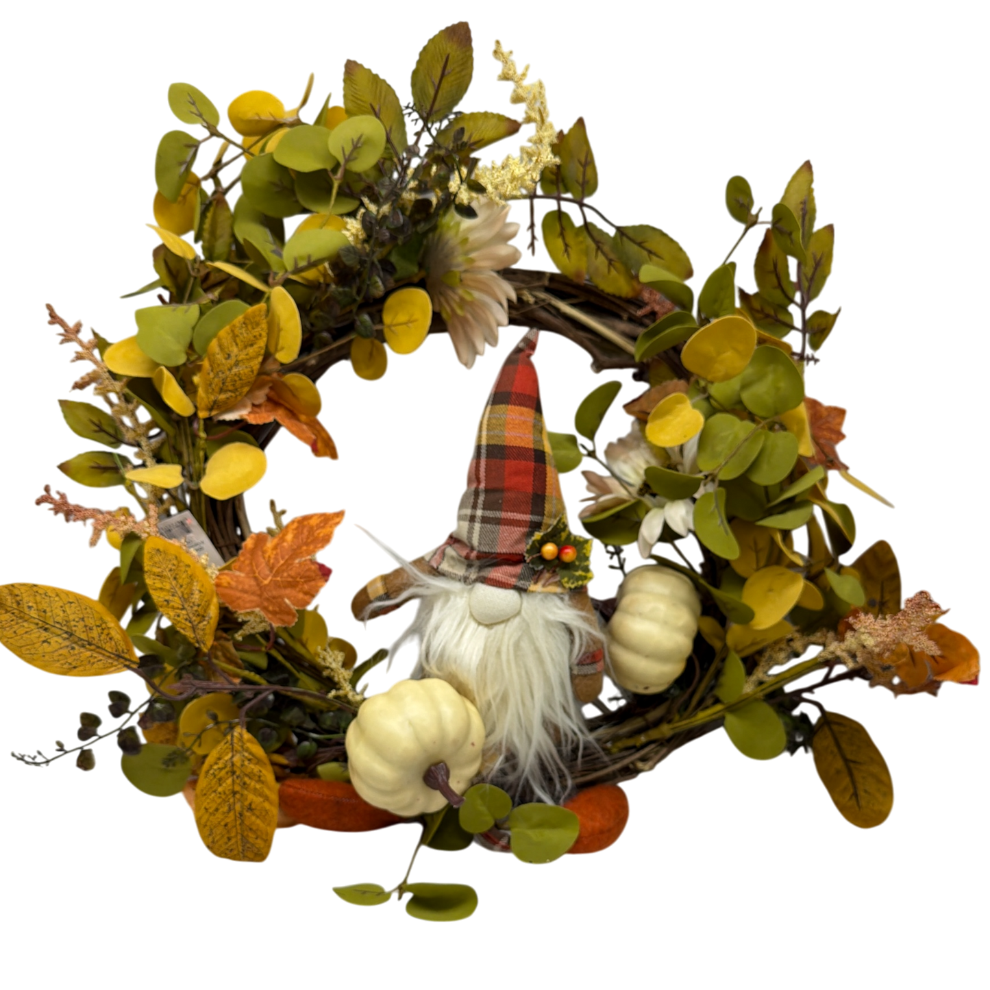 Harvest Gnome Wreath - 15 Inch