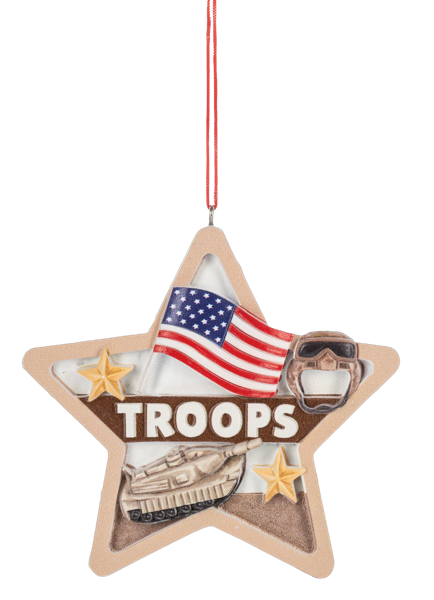 Troops Together: Unity in Service Ornament