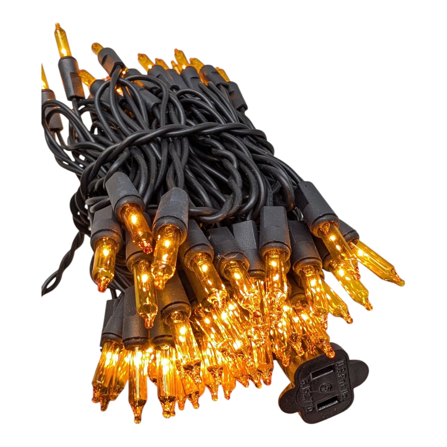 Orange Flame Mini Light String - 100 Lights - 24 Feet long