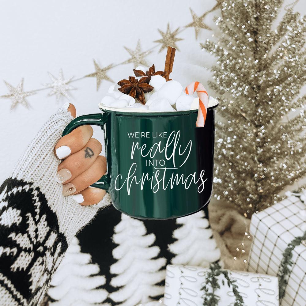 Perfect for Holiday Drinks: Enjoy coffee, tea, peppermint mochas, hot cocoa, and all your favorite cozy winter beverages.
Christmas Coffee Bar Essential: A charming addition to your holiday coffee station, farmhouse Christmas kitchen, or festive hot cocoa bar.