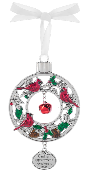 Jingle Bell Ornament - Cardinals Appea When A Loved One Is Near