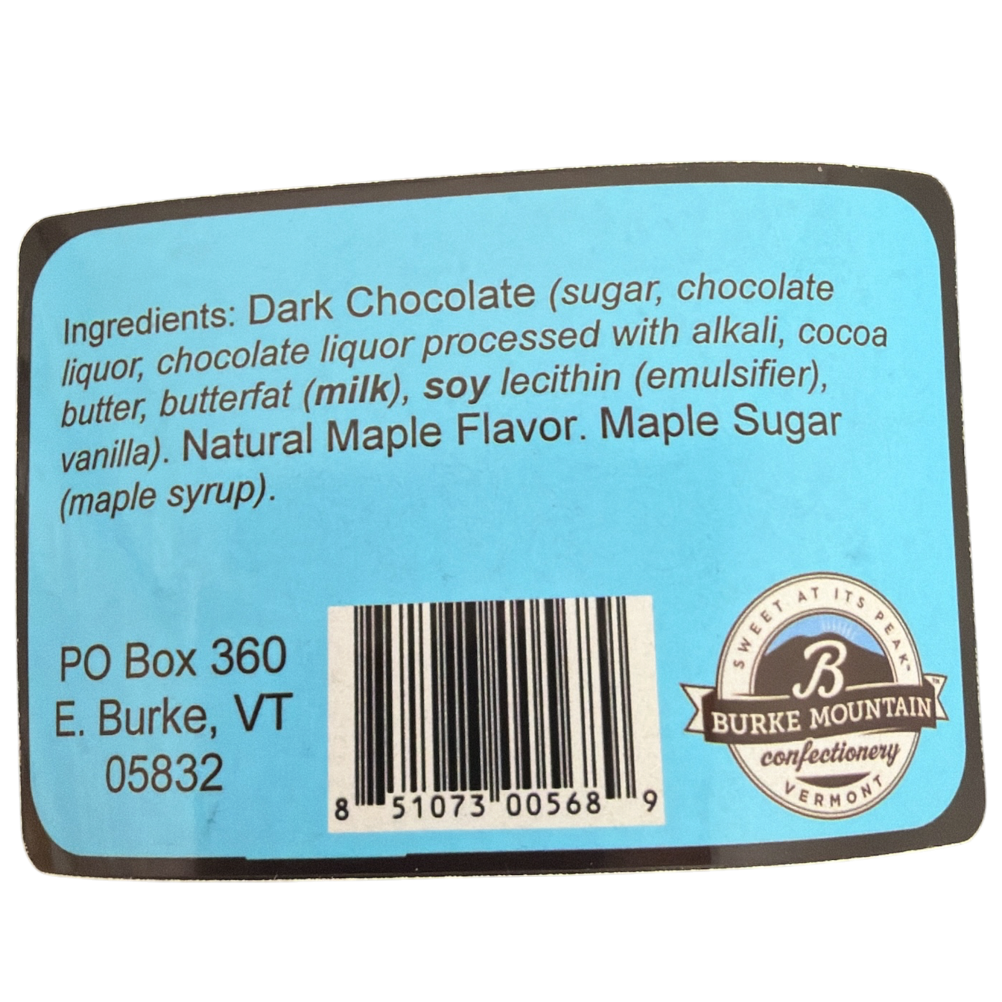 Burke Bark - Dark Chocolate Sweet Maple